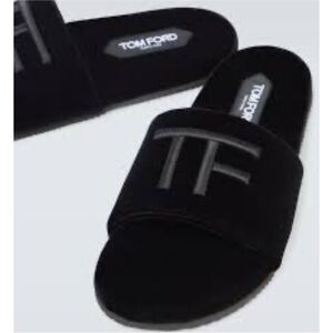Men's Tom Ford toweling velvet slipper size 8 made in